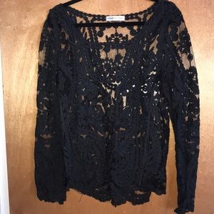 Beautiful Sheer Lace Blouse
